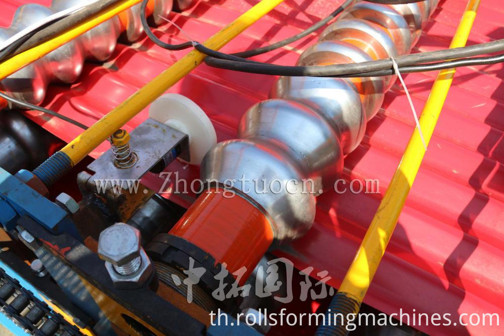 เครื่องขึ้นรูปชั้นคู่ (6) Double Layer Roll Forming machine (6)